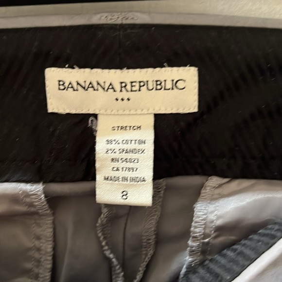 Banana Republic gray chinos sz 8 - Picture 3 of 3